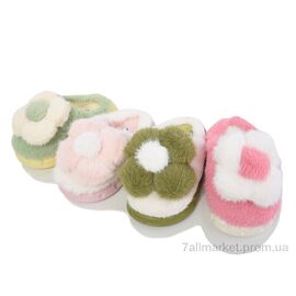 Тапки дитячі домашні Зима C110 mix (12 пар р.30-35) "M&L  Alex13" недорого оптом від прямого постачальника