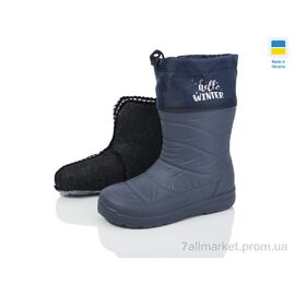 Чоботи з піни жіночі Зима AB24 т.синій (6 пар р.38-42) "M&L  Alex13" недорого оптом від прямого постачальника