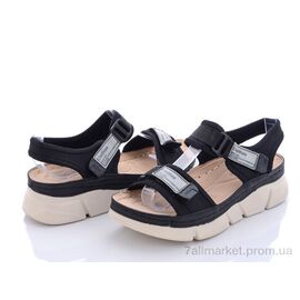 Фотография Босоножки женские летние Лето 6707 black (8 пар р.37-42) "Коронате" недорого оптом от прямого поставщика