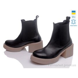 Фотография Ботинки женские стильные Весна/осень Paradize CH-400 чорний-d (6 пар р.36-40) "Prime-Opt" недорого оптом от прямого поставщика