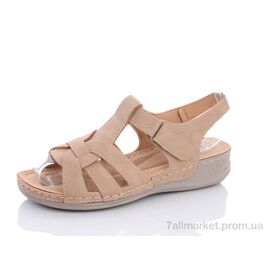 Фотография Босоножки женские летние Лето 1530-3-8 (6 пар р.41-43) "Коронате" недорого оптом от прямого поставщика