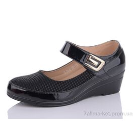 Туфлі жіночі стильні Весна/осінь 3-1-6 (8 пар р.37-41) "Коронате" недорого оптом від прямого постачальника