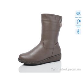 Чоботи жіночі зручні Зима L3300-2 (8 пар р.36-41) "Коронате" недорого оптом від прямого постачальника