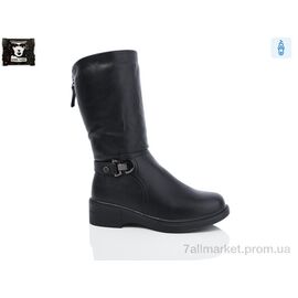 Фотография Сапоги женские удобные зима H475-1 (6 пар р.36-41) "Steel Land" недорого оптом от прямого поставщика