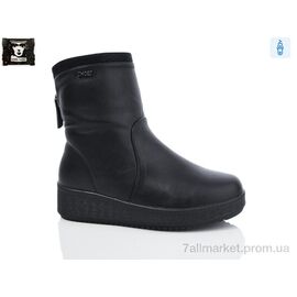 Фотография Ботинки женские стильные зима F251-2 (6 пар р.36-41) "Steel Land" недорого оптом от прямого поставщика