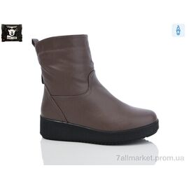 Фотография Ботинки женские стильные зима F251-39 (6 пар р.36-41) "Steel Land" недорого оптом от прямого поставщика