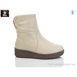 Фотография Ботинки женские стильные зима F251-46 (6 пар р.36-41) "Steel Land" недорого оптом от прямого поставщика