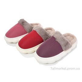 Фотография Тапки женские для дома зима 6809 mix (12 пар р.36-41) "M&L  Alex13" недорого оптом от прямого поставщика