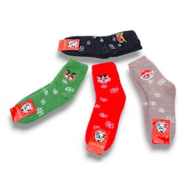 Шкарпетки дитячі теплі унісекс C1102 mix р.30-36 "Jelzin" недорого оптом від прямого постачальника