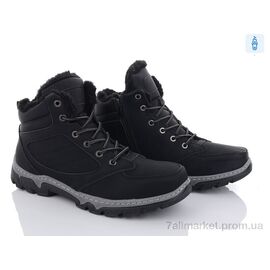 Фотография Ботинки мужские стильные зима MX2305 black (8 пар р.40-45) "Baolikang" недорого оптом от прямого поставщика