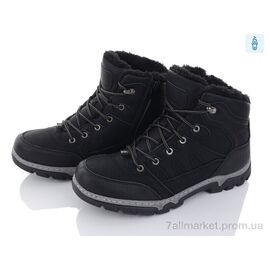 Черевики чоловічі стильні Зима MX2306A black (8 пар р.40-45) "Baolikang" недорого оптом від прямого постачальника
