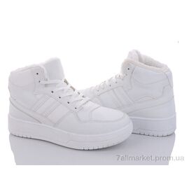 Черевики жіночі стильні Зима A152 white (8 пар р.36-41) "Baolikang" недорого оптом від прямого постачальника