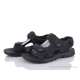 Фотография Сандалии мужские летние Лето A878 black (8 пар р.40-45) "Baolikang" недорого оптом от прямого поставщика