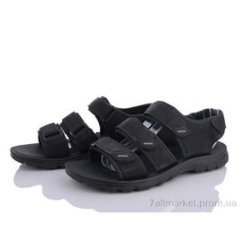 Фотография Сандалии мужские летние Лето A876 black (8 пар р.40-45) "Baolikang" недорого оптом от прямого поставщика