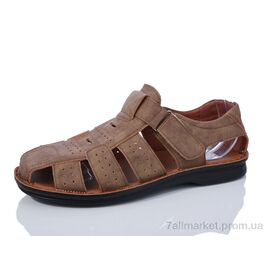 Сандалії чоловічі літні Літо W01-13 (8 пар р.40-45) "Baolikang" недорого оптом від прямого постачальника