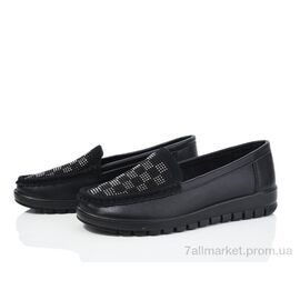 Фотография Туфли женские стильные Весна/осень 5089 black (8 пар р.38-43) "Baolikang" недорого оптом от прямого поставщика