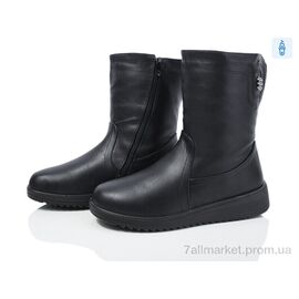 Чоботи жіночі зручні Зима A2368 (8 пар р.37-42) "Baolikang" недорого оптом від прямого постачальника
