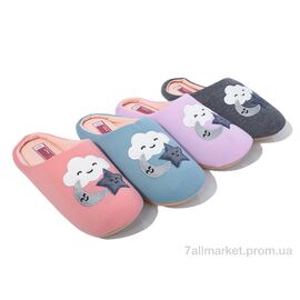 Тапки жіночі для будинку Весна/осінь A8975 mix (12 пар р.36-41) "Deshman" недорого оптом від прямого постачальника