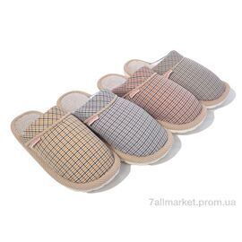 Тапки жіночі для будинку Весна/осінь L703 mix (12 пар р.36-41) "Deshman" недорого оптом від прямого постачальника
