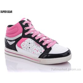 Фотография Кроссовки женские модные Весна/осень A6512 (12 пар р.36-41) "Super Gear" недорого оптом от прямого поставщика