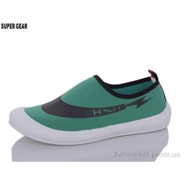 Сліпони чоловічі модні Літо 23 green (8 пар р.39-44) "Super Gear" недорого оптом від прямого постачальника