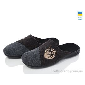 Тапки чоловічі домашні Весна/осінь 500-14 (6 пар р.41-45) "Inblue" недорого оптом від прямого постачальника