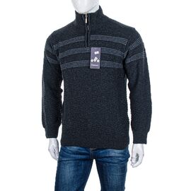 Фотография Свитер мужской 107 d.grey р.M-XL "Naser" недорого оптом от прямого поставщика