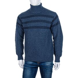 Светр чоловічий 202 blue р.M-XL "Naser" недорого оптом від прямого постачальника