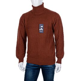 Фотография Свитер мужской 904 brown р.M-XL "Naser" недорого оптом от прямого поставщика