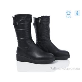 Чоботи жіночі зручні Зима 3864-H93A49-1 (6 пар р.36-41) "Мир" недорого оптом від прямого постачальника