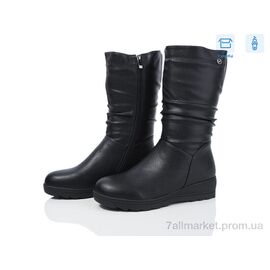 Чоботи жіночі зручні Зима 3864-H93A56-1 (6 пар р.36-41) "Мир" недорого оптом від прямого постачальника