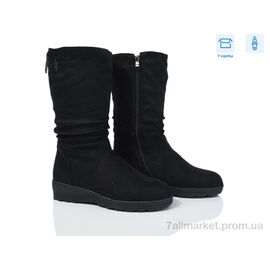Чоботи жіночі зручні Зима 3865-93A05-2 (6 пар р.41-43) "Мир" недорого оптом від прямого постачальника
