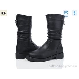 Чоботи жіночі зручні Зима 3864-H93A44-1 (6 пар р.36-41) "BIG" недорого оптом від прямого постачальника