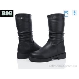 Чоботи жіночі зручні Зима 3864-H93A45-1 (6 пар р.36-41) "BIG" недорого оптом від прямого постачальника