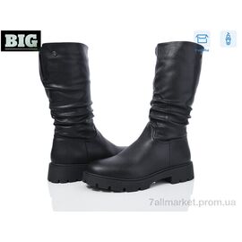 Чоботи жіночі зручні Зима 3865-93A03-1 (6 пар р.41-43) "BIG" недорого оптом від прямого постачальника
