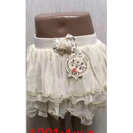 Фотография Юбка детская на девочку 1201 white р.2-5 "JEANS KIDS" недорого оптом от прямого поставщика