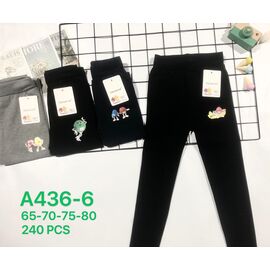 Лосини дитячі на дівчинку A436-6 mix р.65-80 "JEANS KIDS" недорого оптом від прямого постачальника