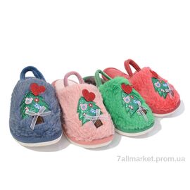 Фотография Тапки детские домашние зима WF41 mix (12 пар р.24-29) "Deshman" недорого оптом от прямого поставщика