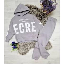 Костюм дитячий спортивний на дівчинку IB27 grey р.128-152 "iBamBino" недорого оптом від прямого постачальника