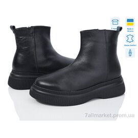 Черевики жіночі стильні Зима 07074 ч.к. (6 пар р.36-40) "A.N.I.One" недорого оптом від прямого постачальника
