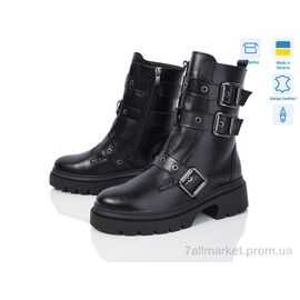 Черевики жіночі стильні Весна/осінь 7079 ч.к. (6 пар р.36-40) "A.N.I.One" недорого оптом від прямого постачальника