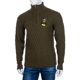 Фотография Свитер мужской 1525-11 khaki р.L-2XL "STREET" недорого оптом от прямого поставщика