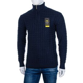 Фотография Свитер мужской 1525-12 blue р.L-2XL "STREET" недорого оптом от прямого поставщика