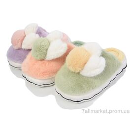 Тапки жіночі для будинку Зима 8119 mix (12 пар р.36-41) "M&L  Alex13" недорого оптом від прямого постачальника
