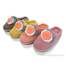 Тапки жіночі для будинку Зима WF8148 mix (12 пар р.36-41) "M&L  Alex13" недорого оптом від прямого постачальника