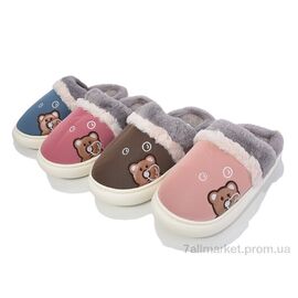 Тапки жіночі для будинку Зима WP8068 mix (12 пар р.36-41) "M&L  Alex13" недорого оптом від прямого постачальника