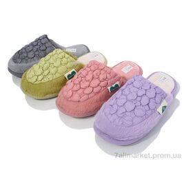 Тапки жіночі для будинку Зима WP8164 mix (12 пар р.36-41) "M&L  Alex13" недорого оптом від прямого постачальника