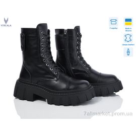 Фотография Кроссовки женские модные зима 27830-163 ч-к. зима (6 пар р.36-40) "Viscala" недорого оптом от прямого поставщика