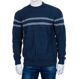 Светр чоловічий SS23 blue р.2XL-4XL "STREET" недорого оптом від прямого постачальника