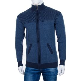 Кофта чоловіча SS44 blue р.L-2XL "STREET" недорого оптом від прямого постачальника